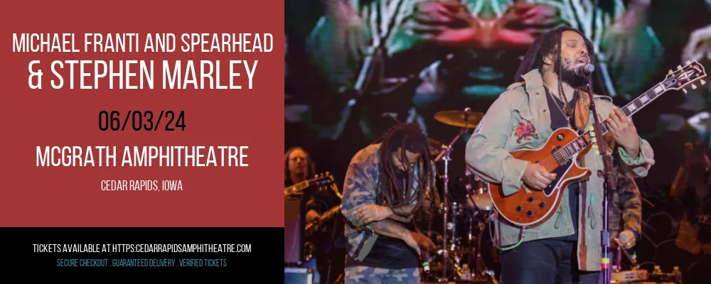 Michael Franti and Spearhead & Stephen Marley at McGrath Amphitheatre